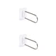 thumbnail image 1 of Inteprter Percha para abrigos, estante de almacenamiento, soporte organizador desmontable para balcón Blanco 2Conjunto, 1 of 6