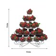 thumbnail image 3 of Efavormart 5-Tier Nontoxic Metal 41-Cupcake Holder Stand, Dessert Dish Tower Tray 15", 3 of 7
