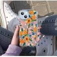 thumbnail image 5 of Art Design Flower Case for iPhone 14 Plus,Aesthetic Colourful Floral Plant Case for Men Women,Unique Soft TPU Bumper Case Cover, 5 of 5