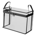 thumbnail image 4 of Bolsa de almacenamiento para animales de peluche, organizador de juguetes de peluche, portátil, de fácil visibilidad. Negro, 4 of 9