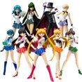 thumbnail image 5 of Figura de acción de anime completa BANDAI Original SHFiguarts Sailor Moon Marte Júpiter Venus Urano Neptuno Plutón Saturno, 5 of 5