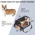 thumbnail image 3 of Peach Sherpa 900D Oxford Cloth Pet Carrier Bag with Nylon Webbing - 17x10x11.8 in - Portable and Comfortable for Travel - Multi-Functional and Durable - Ideal, 3 of 7