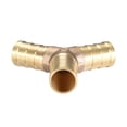 thumbnail image 3 of Conector de latón en forma de Y de 10 mm o 3/8" ID Uxcell, accesorio de manguera de 3 vías, 5 piezas, 12 mm 2, 3 of 5