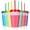 7Pcs, variant on Casewin Kids Cups Tumblers with Lids & Straws - 7 Pack 12 OZ Iced Water Colour Changing Cups for Cold Drinking BPA Free Reusable Plastic Tumbler Set for Party Kid Smoothie Cup Travel Mugs