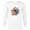 White, variant on Disney Stitch Aloha Island Vibes - Long Sleeve T-Shirt for Men - Customized-White