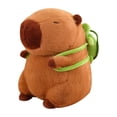 thumbnail image 1 of Capybara Simulation capybara stuffed toy Simulation With Turtle Animal backpack with Turtle Fluffty toys Anime, 1 of 8