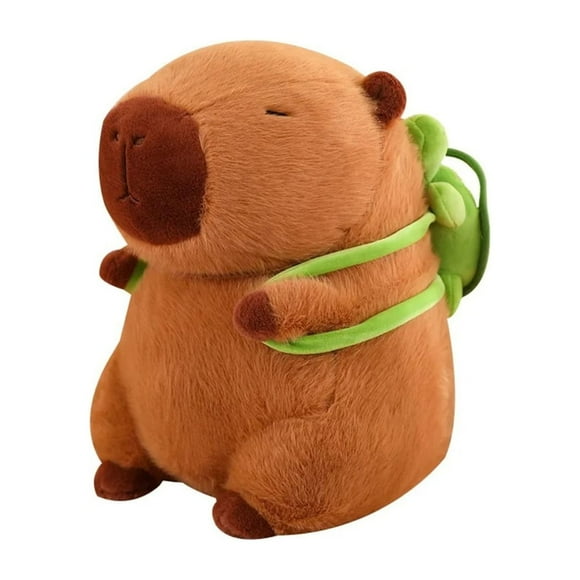 Capybara Simulation capybara stuffed toy Simulation With Turtle Animal backpack with Turtle Fluffty toys Anime