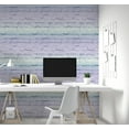 thumbnail image 6 of Arthouse Winifred Lavender Ombre Brick Wallpaper, 6 of 7