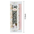 thumbnail image 5 of MAYPLUSS Wrapping Paper Set - Mini Roll with Bow & Ribbon & Gift Tags & Stickers- 17 inch x 120 inch per roll - Pink and Gray Floral Design (42.3 sq.ft.TTL), 5 of 5