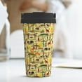 thumbnail image 6 of Lsque Ethnic African Pattern Travel Coffee Mug 16oz: Insulated Coffee Cup with Leakproof Lid, Coffee Tumbler, Reusable Coffee Cups with Seal Lid, 6 of 8
