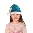thumbnail image 5 of Honeii Beach Print Hat Santa Claus Hat For Xmas Party, Christmas Caps For Boys Girls Child,Christmas Beanie, 5 of 6