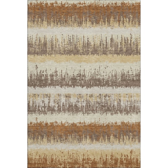 Dalyn Rugs Premium Machine Washable Mayfield AMF1013 Mocha 3' x 5' Rug