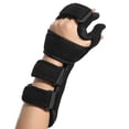 thumbnail image 1 of Stroke Resting Hand Splint - Night Immobilizer Wrist Finger Brace for Flexion Contractures, Functional 5 Finger Stabilizer Wrap - for Muscle Atrophy Rehab, Arthritis, Tendonitis.,Small-Left, 1 of 7