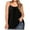 Black summer tops for women, variant on USSUMA Plus Womens Tops Dressy Casual Sleeveless Round Neck Women's Shirts and Blouses Plus Size Spaghetti Strap Camis T-Shirts for Women Trendy Flowy Floral Print Tunic Top Summer Beach