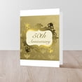 thumbnail image 4 of CafePress - Fancy 50Th Wedding Anniversary Greeting Cards - Greeting Card, Blank Inside Matte, 4 of 4