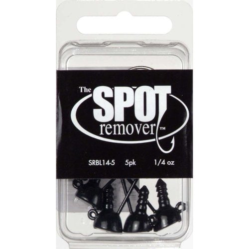 Buckeye Lures SRBL145 Spot Remover Jig head 1/4 Oz. 4/0 Hook, Black