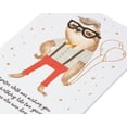 thumbnail image 4 of American Greetings Funny Hipster Sloth Birthday Card with Foil, 4 of 4