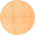 thumbnail image 1 of Ahgly Company Indoor Round Solid Orange Modern Area Rugs, 5' Round, 1 of 4
