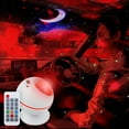 thumbnail image 4 of Fufafayo under $5 Star Projector Light, Starry Sky Projector, Galaxy Night Light Projector Lamp, Rotating Sea Laser Light with Remote for Bedroom, Ceiling, Wall, Creating Romantic Mood, Relaxation, 4 of 9