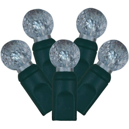 Vickerman Cool White LED G12 Berry Single Mold String Lights, 50 Count - Walmart.com