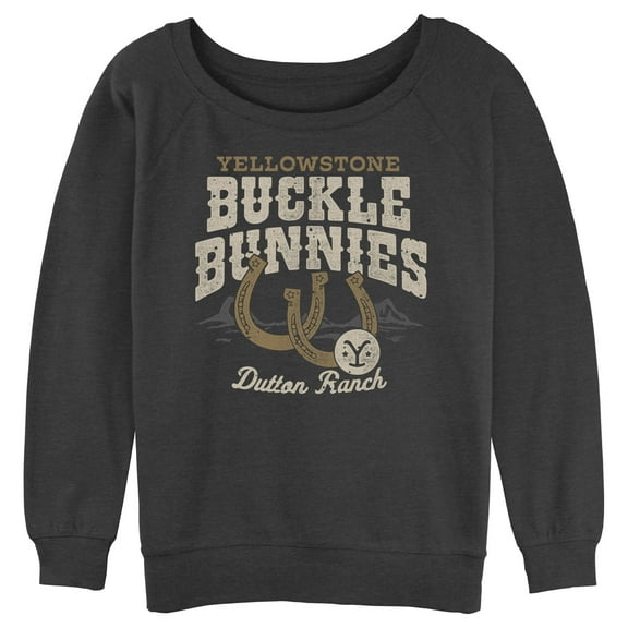 Junior's Yellowstone Buckle & Bunnies Horseshoes Dutton Ranch  Sweatshirt