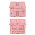 thumbnail image 2 of Estante de lectura plegable y portátil con bordes redondos, ABS, resistente a arañazos, para biblioteca escolar, color rosa, 2 of 14