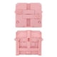 thumbnail image 2 of Estante de lectura plegable portátil con bordes redondos ABS resistente a los arañazos Soporte para libros para biblioteca escolar Rosa, 2 of 10
