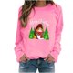 thumbnail image 1 of Sudadera de Cuello Redondo de Navidad Para Mujer Blusa de Tops Con Estampado Suelto de Moda Odeerbi  ODB195948, 1 of 7