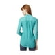 thumbnail image 2 of Aeropostale Womens Solid Popover Henley Shirt, Verde, Grande, 2 of 3