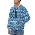 thumbnail image 3 of Honeii Shell Print Hoodies for Men, Pullover & Full Zip, Breathable Zip up Hoodie, Sweatshirt-XX-Large, 3 of 5