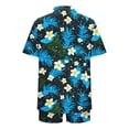 thumbnail image 6 of Neewe Short Sets for Women Short Sleeve Top Shorts with Pocket 2 Piece Summer Beach Floral Vacation Outfits Lounge Tracksuits, 6 of 7
