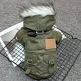 thumbnail image 4 of TELOLY Dog Clothes,Fits Comfortably Dog Jacket,Soft Inner Fabric Maintains Body Temperature Pet Costumes,Khaki,Xxl, 4 of 4