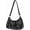 Black, variant on CoCoMangos Y2k Small Shoulder Bag for Women,Vintage Buckle Vegan Leather Hobo Goth Punk Purse Top Handle Handbag