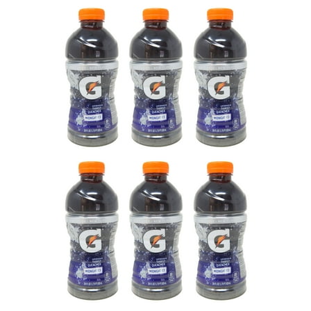 Gatorade Thirst Quencher Midnight Ice Flavor - 28 FL OZ (6 Pack)