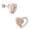 Rose gold, variant on Cremation Jewelry for Ashes Heart Urn Ash Earrings for Ashes for Women Urn Keepsake Memorial Earrings Ashes Holder of Loved Ones