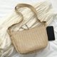 thumbnail image 5 of Bolso bandolera de moda Bolso de paja para mujer Bolso ligero para mujer (Caqui) Likrtyny Para Estrenar, 5 of 9
