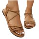 thumbnail image 3 of Zapatos Casuales de las Mujeres de Moda Plana Correa Romana Playa Más Tamaño Estilo Primavera / Verano Sandalias de Moda Y Cómodas Zapatos de Verano de las Mujeres, 3 of 6