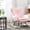 Pink, variant on Ucloveria Small Rocking Accent Chair, Uplostered Glider Rocker Armchair for Baby Nursery, Comfy Side Chair for Living Room, Bedroom (Beige)