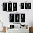 thumbnail image 4 of Designart "Mysterious Shadows Black Horse wall art" Animals Wall Art Set Of 3 - Black Horse Gallery Wall Set For Home Decor, 4 of 7