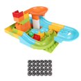 thumbnail image 1 of Ball Race Game Track Toy Toddler Kids Building Blocks Playset, 1 of 12