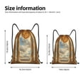 thumbnail image 2 of Kdxio Golden Drapes Pillars Clouds Print Drawstring Backpack Bag,Waterproof Draw String Back Sack, Gym Drawstring Bags Swim Bag For Unisex, 2 of 5