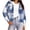 Light Blue, variant on CBASIHI Womens Plaid Oversized Hooded Jacket with Pockets- Fashion Casual Fall Long Sleeve Button Down Sweatshirts Light Blue Size S-2XL