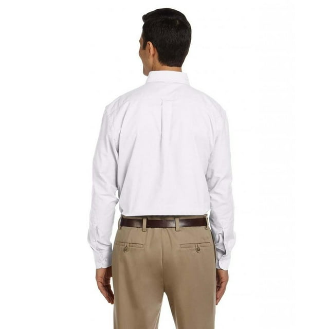 Harriton Oxford à Manches Courtes pour Hommes avec Protection Anti-Taches