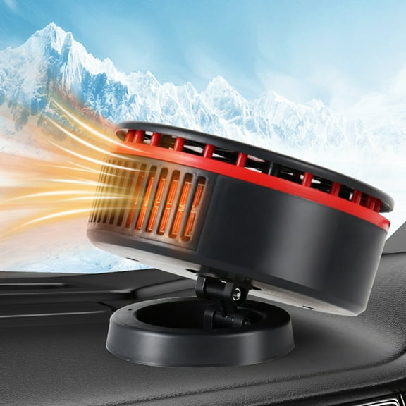 Jinyi Portable Car Fan Heater 150W 12V Windshield Defroster Heating Cooling Dryer Auto 360 Rotate