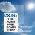 thumbnail image 6 of (2 Pack) Fire Alarm Panel Located Inside OSHA Notice Sign 10 Inch X 14 Inch Vinyl Label Decal Sticker Weather Resistant, UV Protected for Workplace, Business, and Construction Site,, 6 of 7