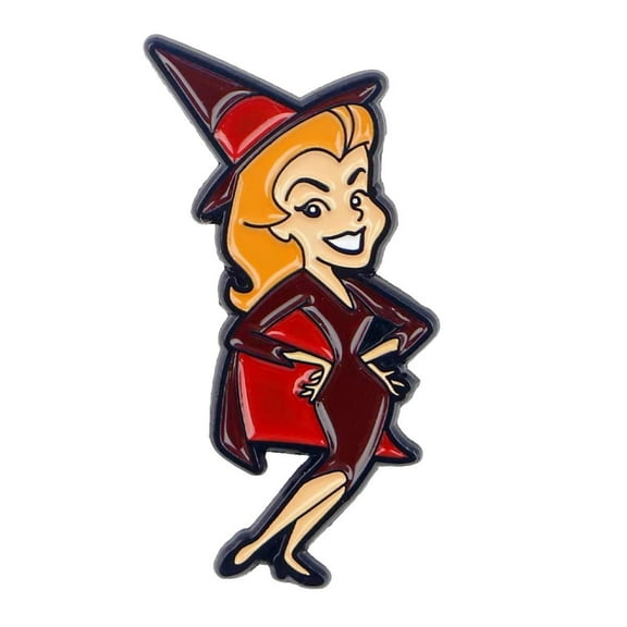 Bewitched TV Show Samantha Character 1.5 Inch Tall Enamel Metal Pin
