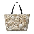 thumbnail image 2 of Daiia Starfish and Sea Shells Beach Travel Bag - Water-Resistant Beach Bag, Lightweight Tote with 7 Pockets for Women and Men - Gym,Pool,Camping,Reusable Grocery Bag, 2 of 7