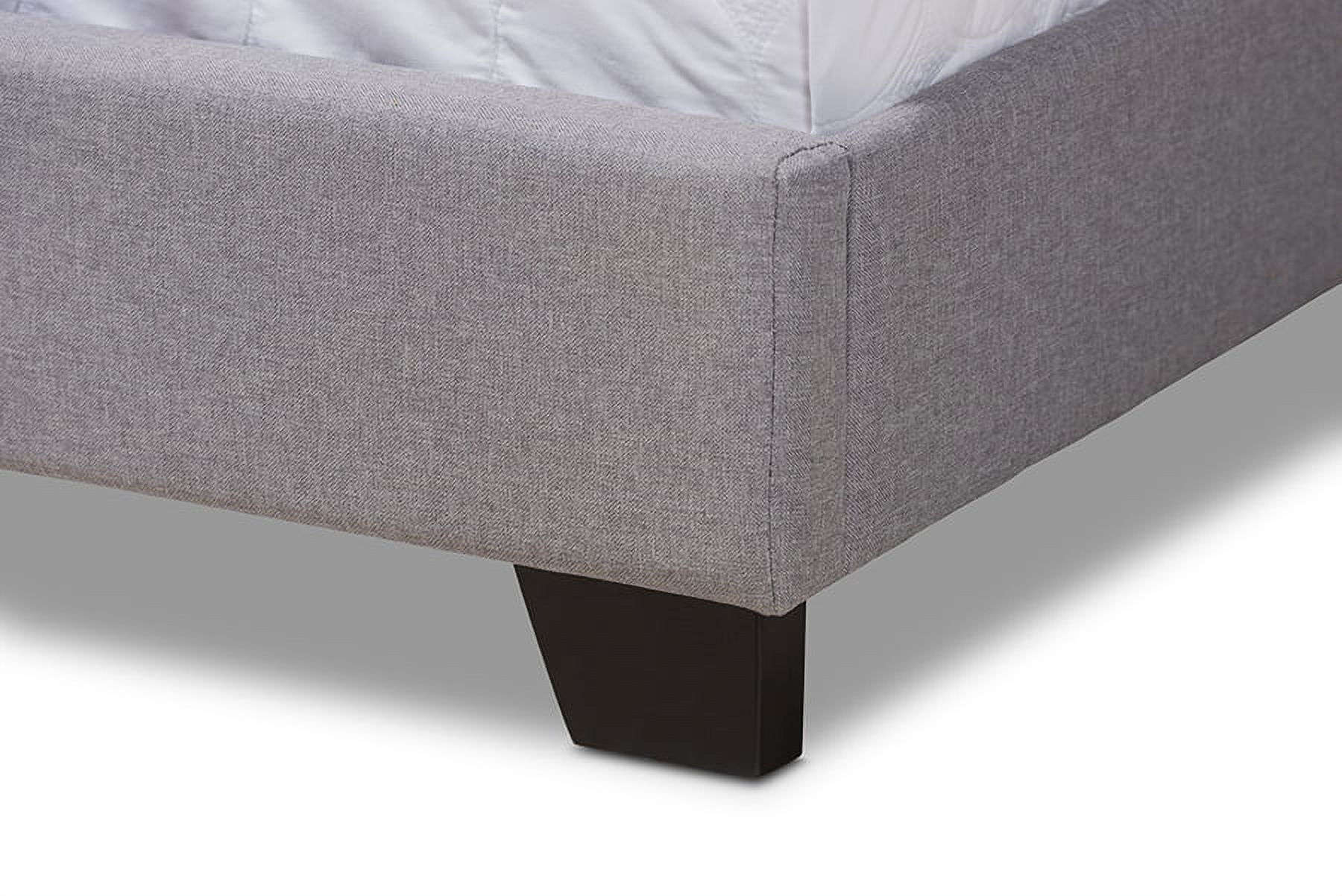 Baxton Studio Aden Modern and Contemporary Grey Fabric Upholstered Full Size Bed - image 5 of 6