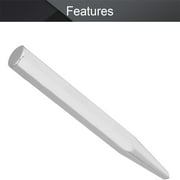 Enhance your living space with this set of 3 elegant chrome centerpieces boasting exquisite octagon shank points. Elevate your home decor with sophistication and style.