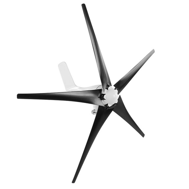 100W Wind Generator, Wind Generator Kit Generators & Portable Power Generators Mini Wind Turbines with 5 Blades 12/24/48V Power Generators